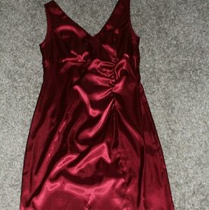 Red semi formal dress
